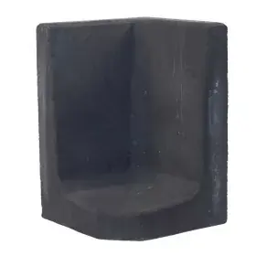L-Hoeksteen Zwart 60x40x40cm Op = Op