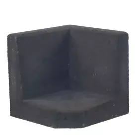 L-Hoeksteen Zwart 40x40x40cm Goedkoop