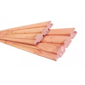 Veilige Betaling Douglas geschaafd 2-zijdig triple profielplank, 2,7x14,5x300cm onbehandeld.