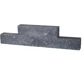 SB-3076 beton muurblok geknipt 60x12x15cm ★★☆☆☆ Nieuw