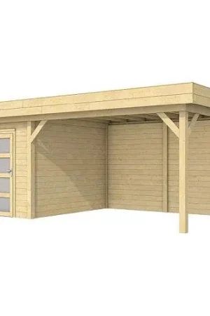 Veilige Betaling Blokhut Topvision Kiekendief 200 + 400 x 300 cm geïmpregneerd