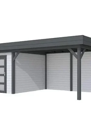 Blokhut Topvision Kiekendief 200 + 400 x 300 cm gespoten Veilige Betaling