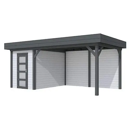 Blokhut Topvision Kiekendief 200 + 400 x 300 cm gespoten Veilige Betaling