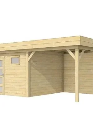Blokhut Topvision Tapuit 300 + 300 x 300 cm geïmpregneerd Laatste Kans
