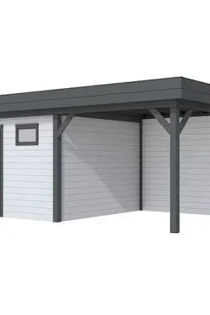 Blokhut Topvision Tapuit 300 + 300 x 300 cm gespoten Fabrieksprijs