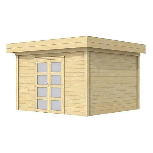 Blokhut Topvision Parelhoen 400 x 300 cm Superprijs