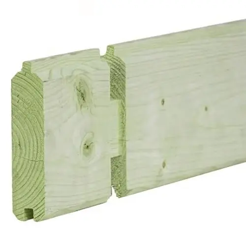 Blokhut Extramodern 320 + 200 x 260 cm groen geïmpregneerd Bestel Nu