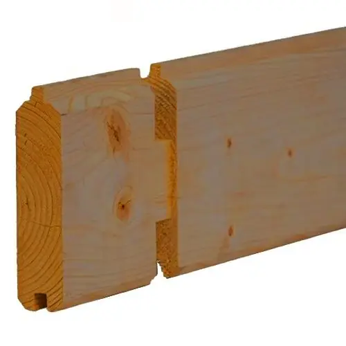 Voordeelprijs Blokhut Finn 1040 x 740 + 238 cm bruin geïmpregneerd