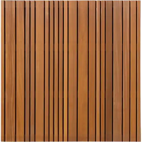 Tuinscherm Thermovision Ayous geschaafd latten variabel recht 180 x 180 cm Exclusieve Aanbieding