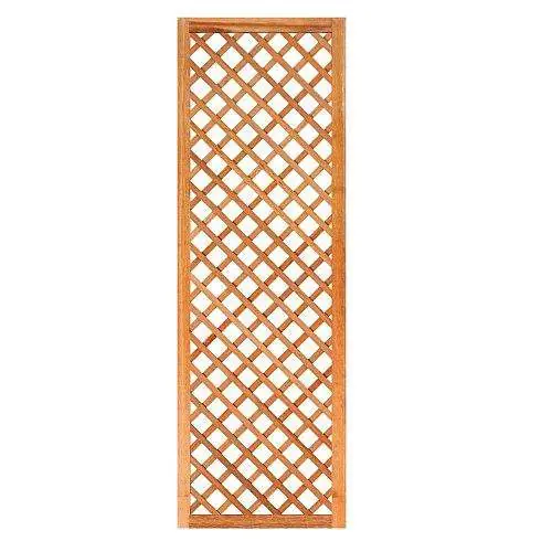 Hoge Kwaliteit Trellis diagonaal met rechte lijst hardhout 180 x 60 cm