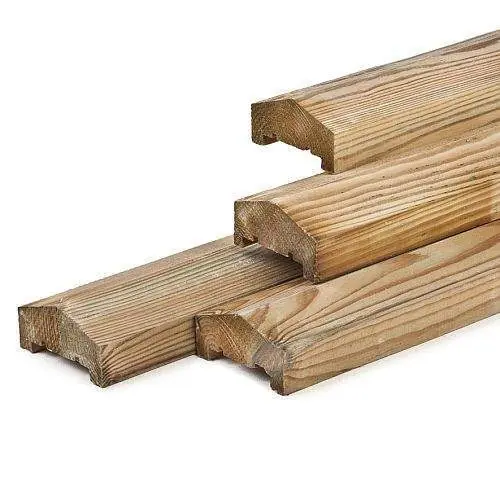 Flitsaanbieding Afdeklat geïmpregneerd grenen 4,4 x 9,0 x 180 cm 103368