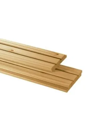 Beperkt Aanbod Vuren geschaafd triple profiel 2,2 x 14 x 500 cm groen geïmpregneerd