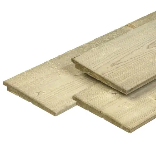 Gevelbekleding zweeds rabat vuren geïmpregneerd 1,1-2,2 x 19,5 x 420 cm Hete Deal