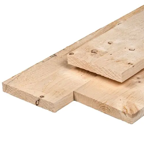 Actieprijs Steigerplank nieuw 2,9 x 19 x 500 cm blank