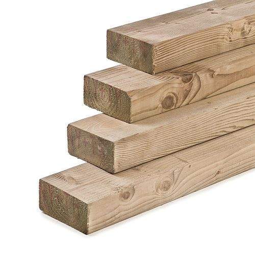 Lage Prijs Ligger grenen geïmpregneerd 4,5 x 9,5 x 300 cm