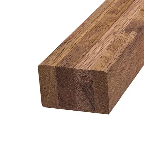 Dagaanbieding Regel hardhout geschaafd gelamineerd 4,4 x 6,8 x 400 cm