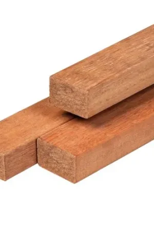 Alleen Vandaag Regel hardhout geschaafd 4,4 x 6,8 x 390 cm