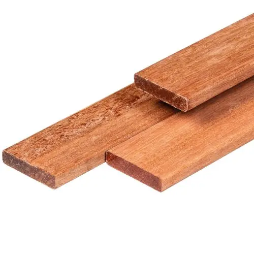 Timmerhout hardhout geschaafd 1,6 x 7 x 180 cm Voordeelprijs