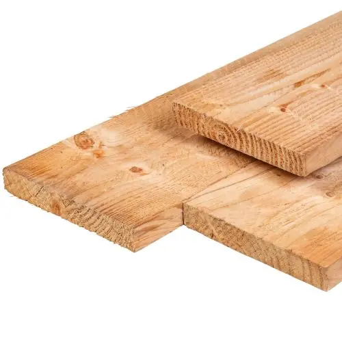Tuinplank douglas bezaagd 2,5 x 25 x 300 cm Gratis Retour