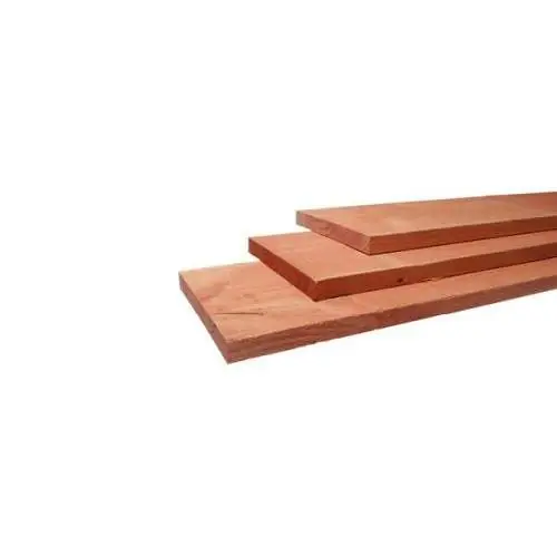 Direct Beschikbaar Kantplank douglas bezaagd 2,5 x 25 x 400 cm groen geïmpregneerd