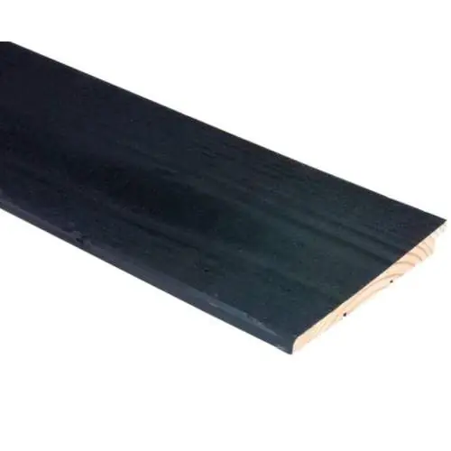 Speciale Aanbieding Zweeds rabat zwart gespoten douglas 1,2-2,5 x 19,5 x 300 cm