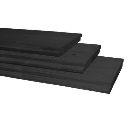 VU Halfhouts Rabat 1,8 x 19,5 x 500 cm zwart gedompeld Betaalbaar