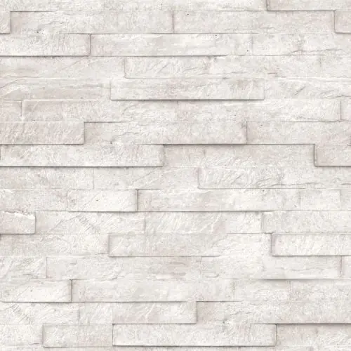 Beton onderplaat leisteenmotief wit/grijs smal 3,5 x 26 x 184 cm Seizoensaanbieding
