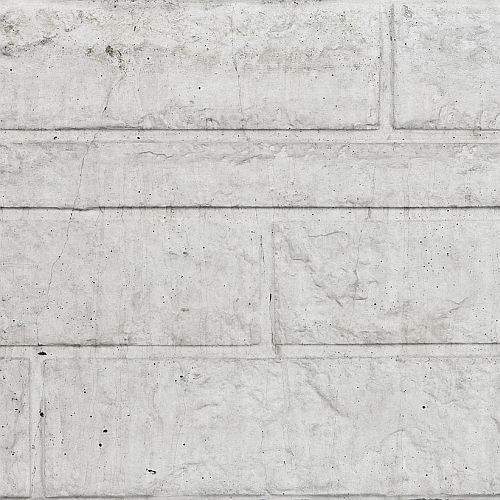 Gecertificeerd Beton onderplaat rotsmotief wit/grijs 3,5 x 36 x 184 cm dubbelzijdig