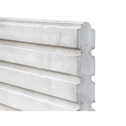 Populair Beton onderplaat Deens rabat wit/grijs smal 3,5 x 26 x 184 cm