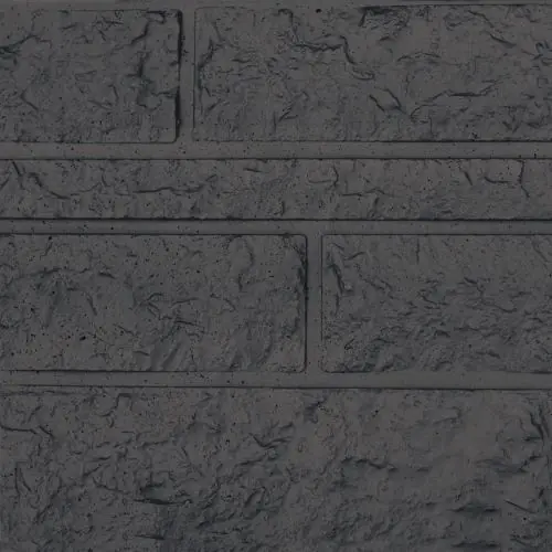 Beton onderplaat rotsmotief antraciet smal 3,5 x 26 x 184 cm Populair