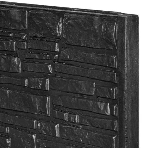 Beton onderplaat antraciet gecoat rustico smal 4,8 x 26 x 184 cm Laatste Kans