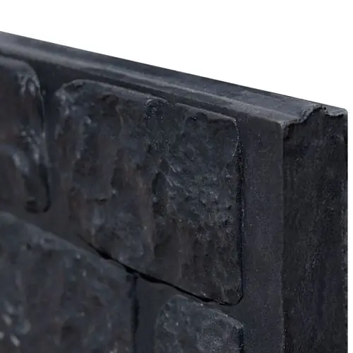 Betaalbaar Beton onderplaat antraciet gecoat romeinsmotief breed 4,8 x 36 x 184 cm