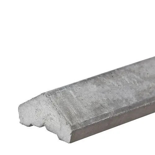Koop Online Beton afdekkap wit/grijs 180 cm