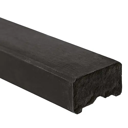 Beton afdekkap antraciet gecoat 200 cm vlak Must-Have