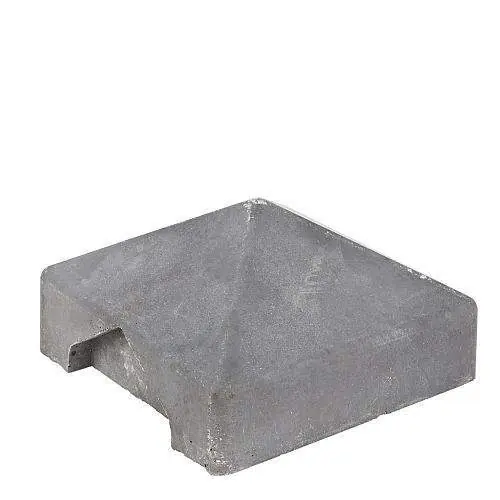 Betrouwbaar Beton afdekpet wit/grijs eindafwerking