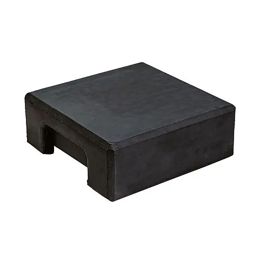 Beton afdekpet vlak antraciet gecoat 14 x 14 x 5 cm tussenmodel Meest Verkocht