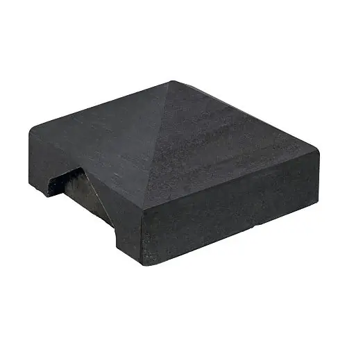 Gereduceerde Prijs Beton afdekpet antraciet gecoat 14 x 14 x 5 cm eindmodel
