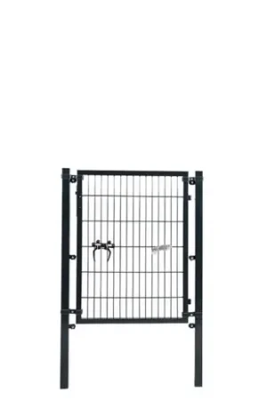 Beperkt Aanbod Stalen tuinpoort compleet enkel antraciet 160 x 100 cm 103549