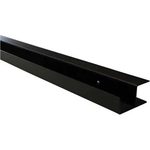 Stalen hoekprofiel met structuur poedercoating zwart RAL9005 t.b.v. H-gleufpaal 4 x 8 x 220 cm Meest Verkocht