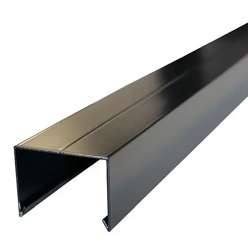 Must-Have Aluminium afdekkap 4,5 x 6,1 x 179,5 cm zwart RAL 9005