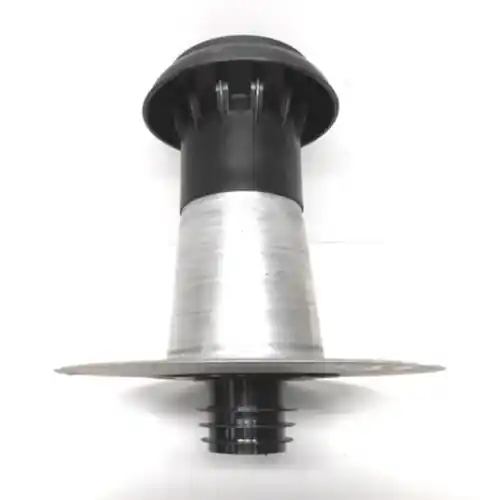 Platdakontluchting alu dubbelwandig 50/60 mm Actieprijs