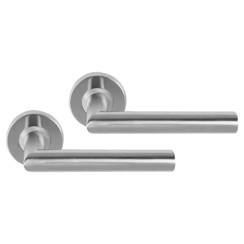 Bestel Nu Differnz Essence recht deurkruk op rozet rond 53x10mm Mat Chroom