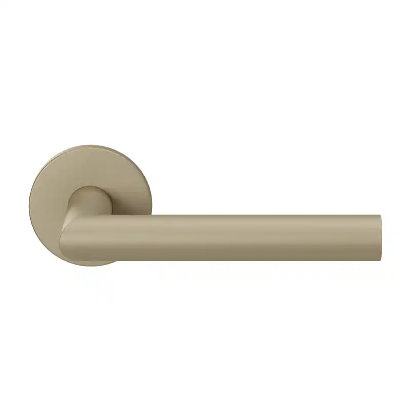 Deurkruk Champagne Blend L-Haaks op Ronde Rozet 53x6mm GPF115VRA4 Rechtstreeks Van De Fabrikant