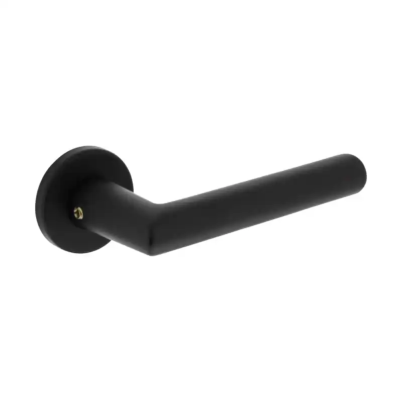 Aanbieding Intersteel deurkruk Broome met rozet 50x7 mm zwart