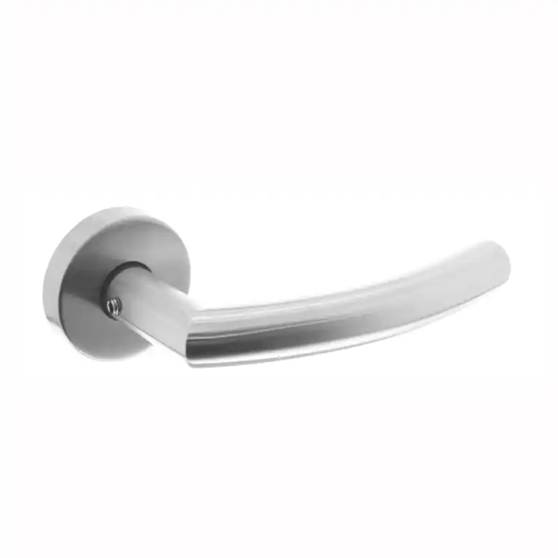 Intersteel deurkruk Half rond met rozet 51x10,5 mm RVS Premium