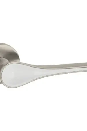 Luxuria Krukgarnituur Tiffany, mat nikkel/wit Bestel Nu