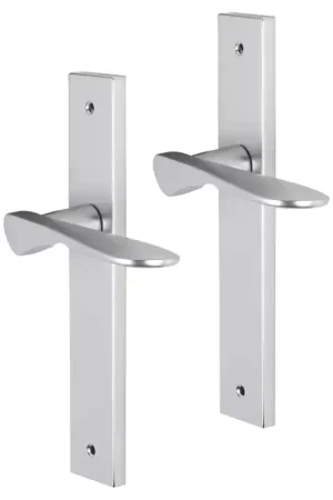 Beperkt Aanbod Impresso Watford deurkruk op schild met schroeven rechthoekig 226x41x10mm Aluminium