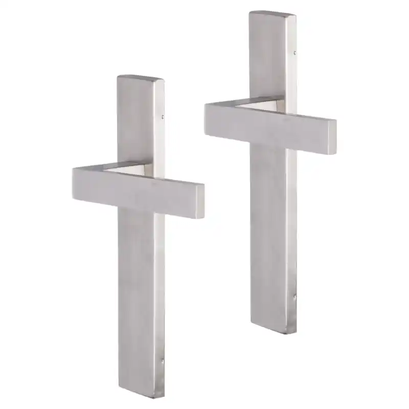 Bestel Nu Impresso Luton deurkruk op schild rechthoekig 226x41x10mm RVS geborsteld