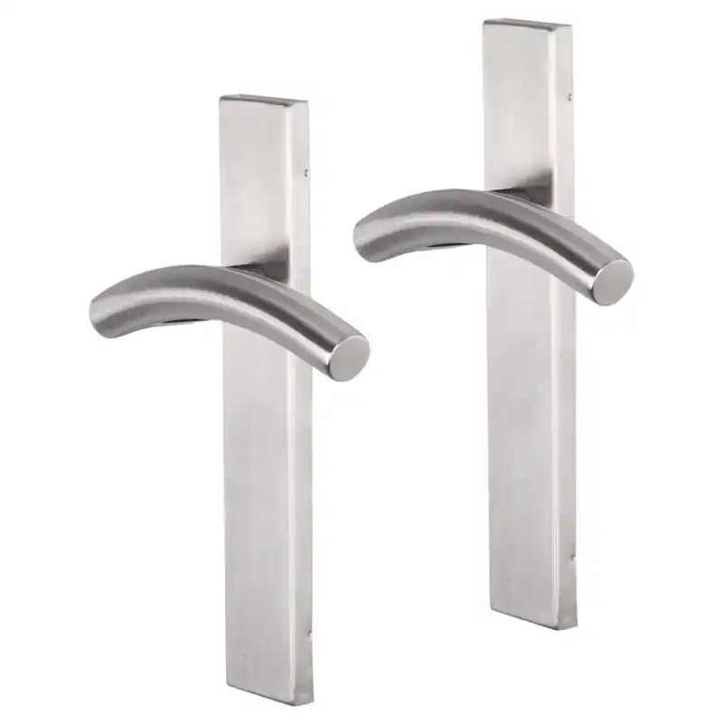 Impresso Liverpool deurkruk op schild rechthoekig 226x41x10mm RVS geborsteld Superprijs