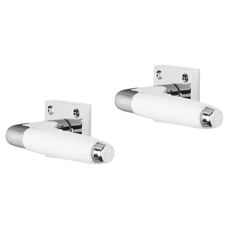 Impresso Durban deurkruk op rozet met schroeven 53x53x9mm Chroom Favoriet